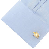 Turtle Movement 3D Cufflinks - Cufflinks.com - Flyclothing LLC