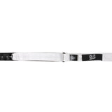 White Silk Self Bow Tie