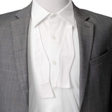 White Silk Self Bow Tie - Cufflinks.com - Flyclothing LLC
