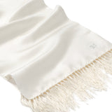 White Silk Tuxedo Scarf - Cufflinks.com - Flyclothing LLC