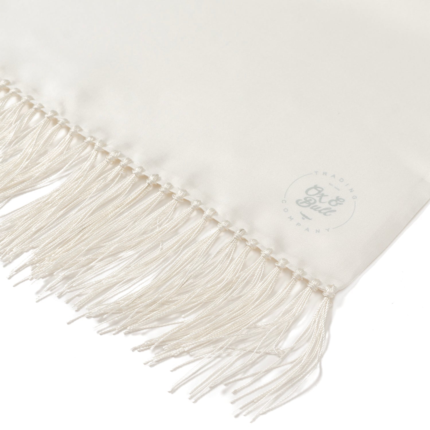 White Silk Tuxedo Scarf - Cufflinks.com - Flyclothing LLC