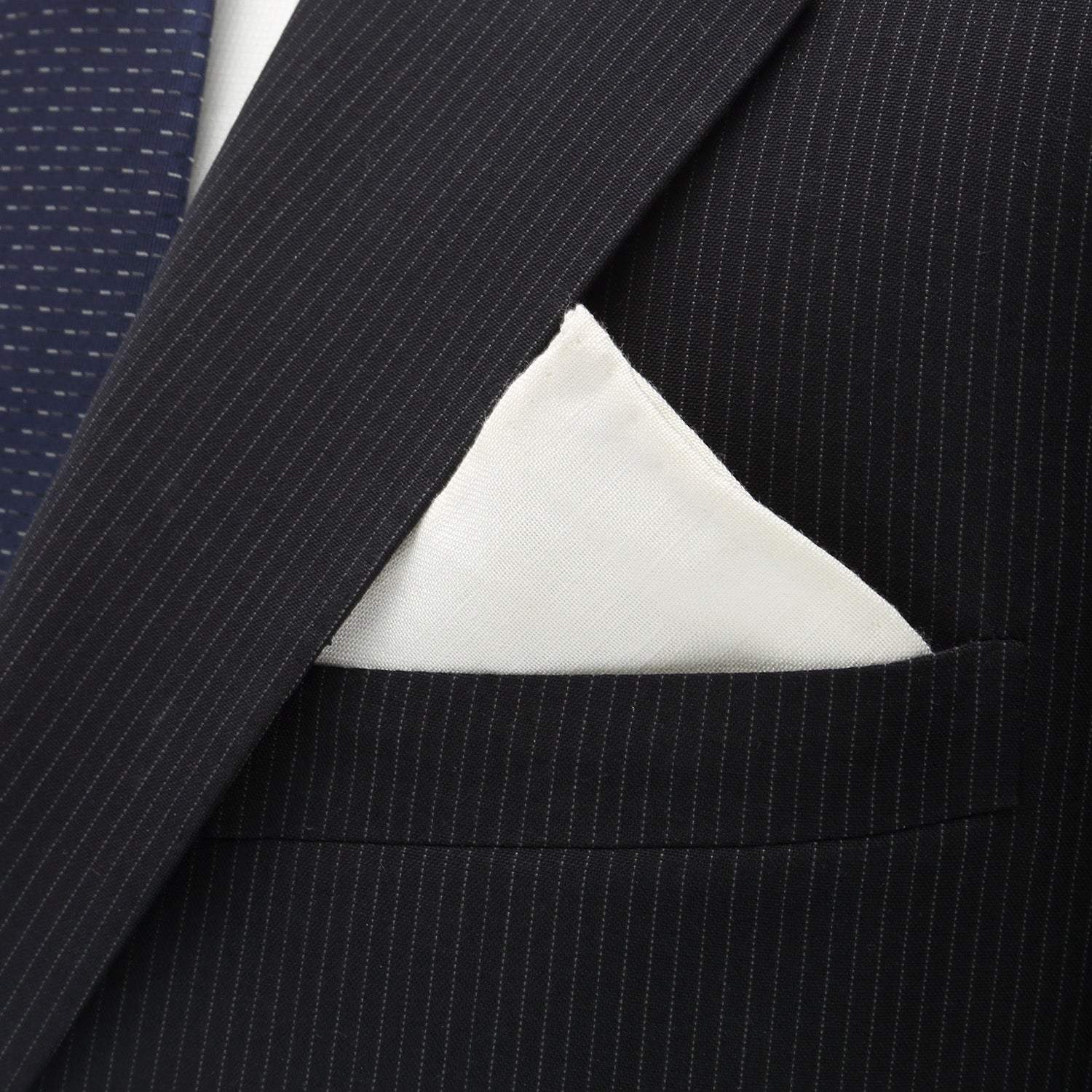 Cream Linen Pocket Square - Cufflinks.com - Flyclothing LLC