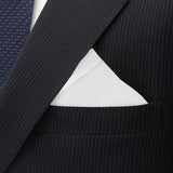 White Silk Pocket Square - Cufflinks.com - Flyclothing LLC