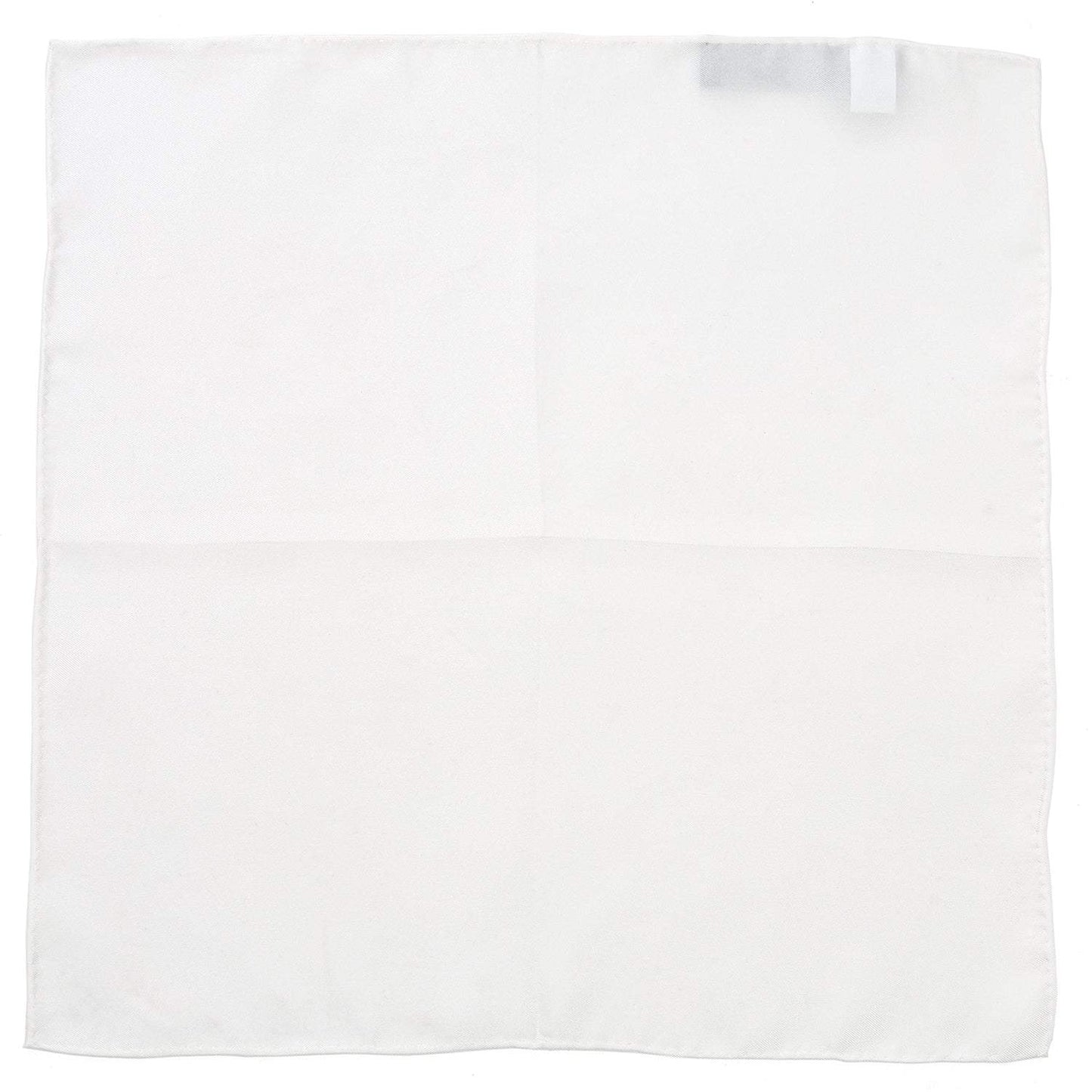 White Silk Pocket Square - Cufflinks.com - Flyclothing LLC