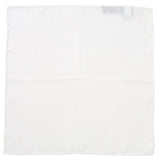 White Silk Pocket Square - Cufflinks.com - Flyclothing LLC