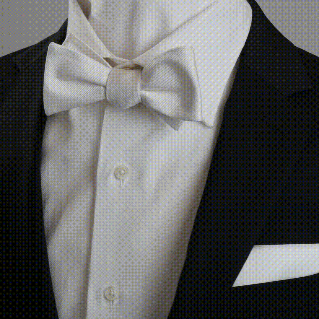 White Silk Pocket Square - Cufflinks.com - Flyclothing LLC