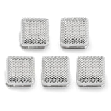 Silver Textured Square Studs - Cufflinks.com - Flyclothing LLC