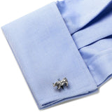 Sterling Silver Bull Cufflinks - Cufflinks.com - Flyclothing LLC