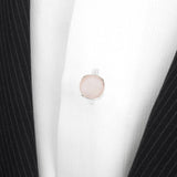 Sterling Silver Classic Formal Pink Mother of Pearl 5-Studs - Cufflinks.com - Flyclothing LLC