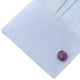 Sterling Silver Classic Formal Amethyst Cufflinks - Cufflinks.com - Flyclothing LLC