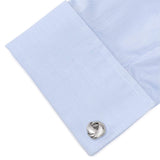 Sterling Silver Braided Knot Cufflinks