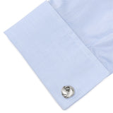Sterling Silver Braided Knot Cufflinks
