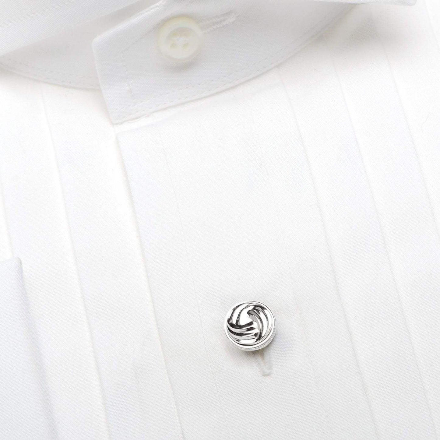 Modern Knot Sterling Silver 5-Studs - Cufflinks.com - Flyclothing LLC