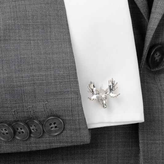 Antique Moose Cufflinks