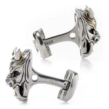 Samurai Mask Cufflinks - Cufflinks.com - Flyclothing LLC