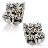Samurai Mask Cufflinks - Cufflinks.com - Flyclothing LLC