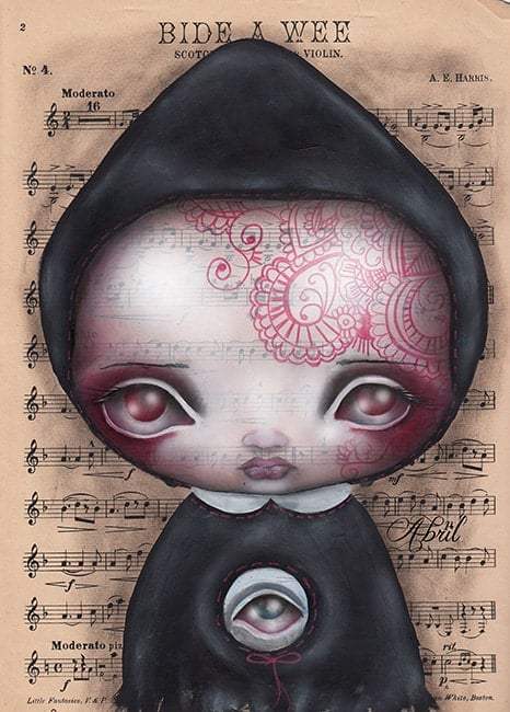 Black Market Art Company Oracle Eye Print - Black Market Art Company - Flyclothing LLC