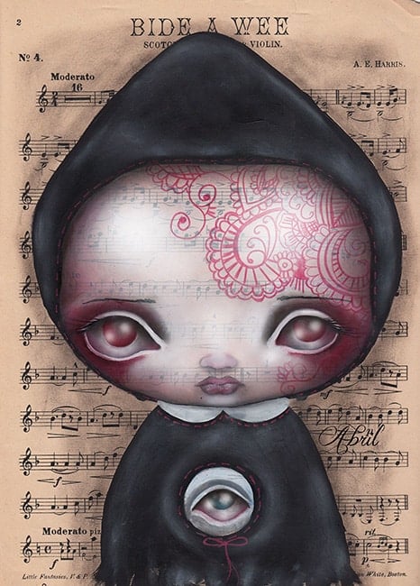 Black Market Art Company Oracle Eye Print