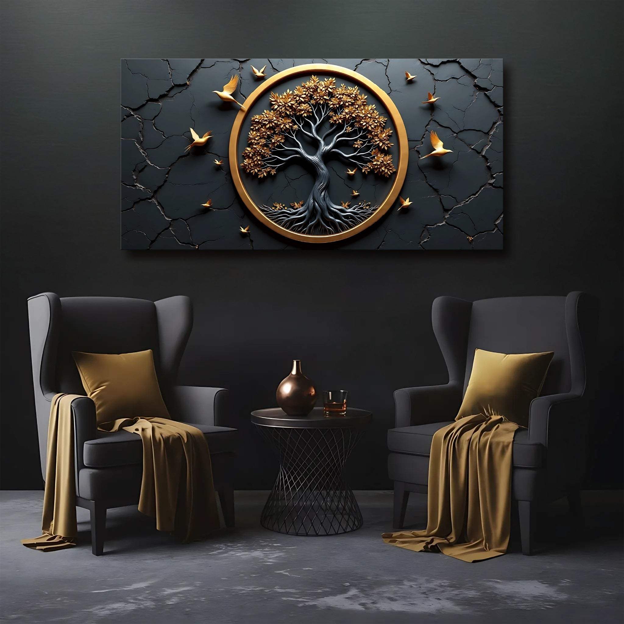 3D Celtic Tree of Life Wall Art IV - Tailored Canvases - Flyclothing LLC