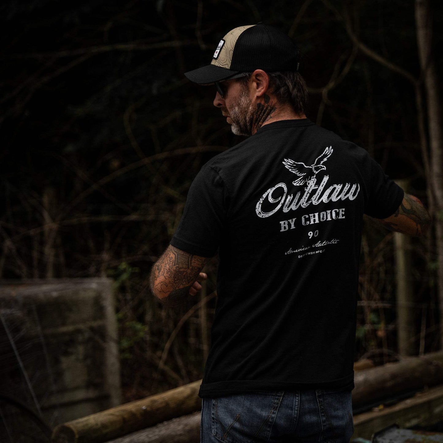 Outlaw By Choice Men's T-Shirt - DIRTY COWBOY USA - Flyclothing LLC