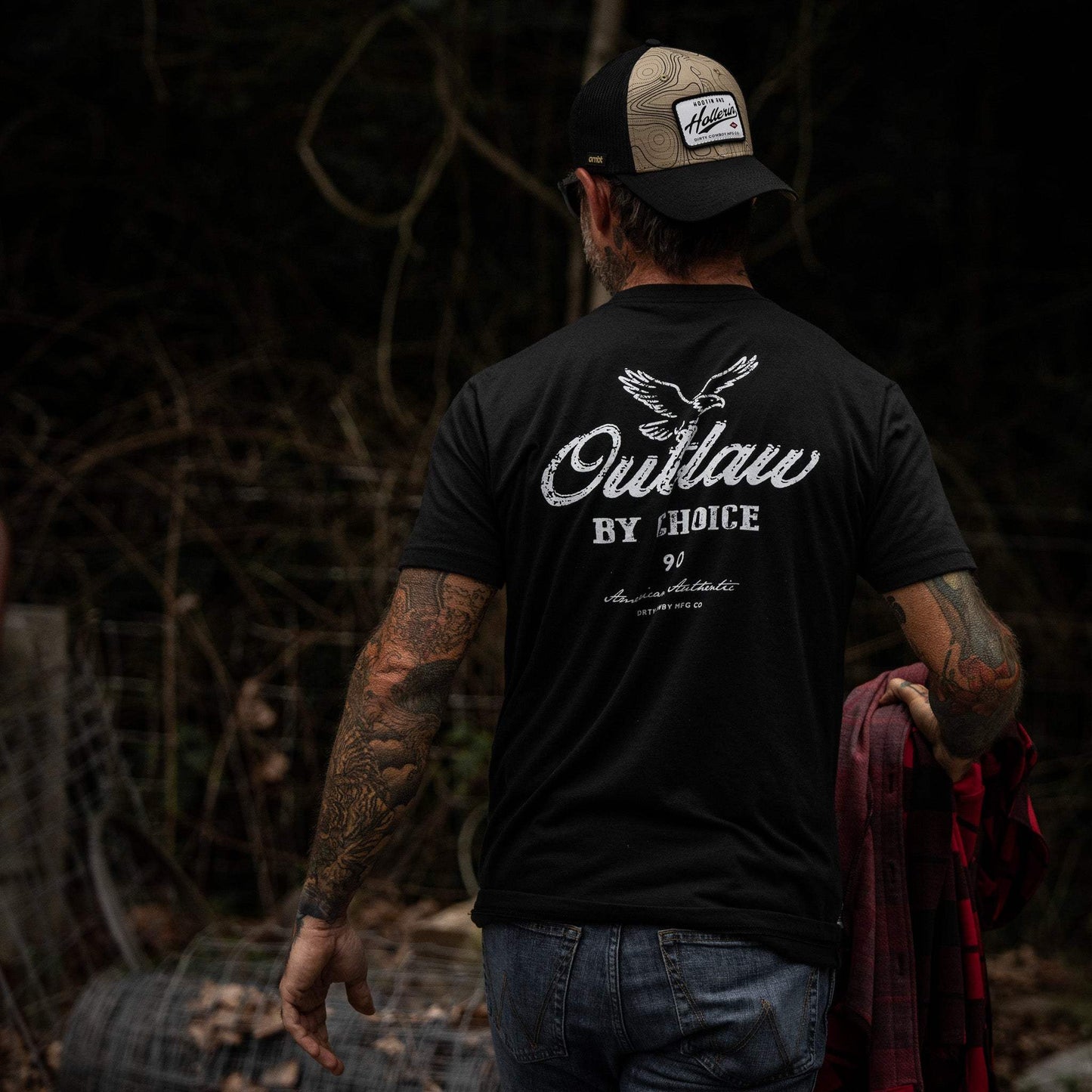 Outlaw By Choice Men's T-Shirt - DIRTY COWBOY USA - Flyclothing LLC