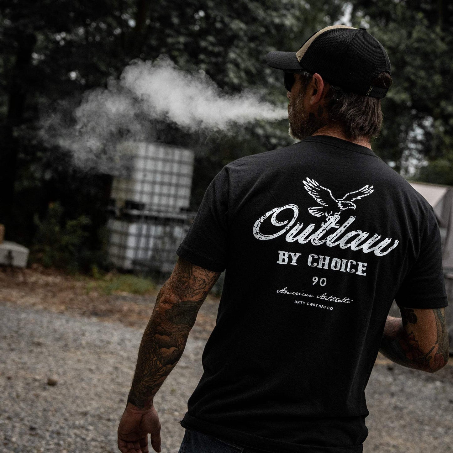 Outlaw By Choice Men's T-Shirt - DIRTY COWBOY USA - Flyclothing LLC