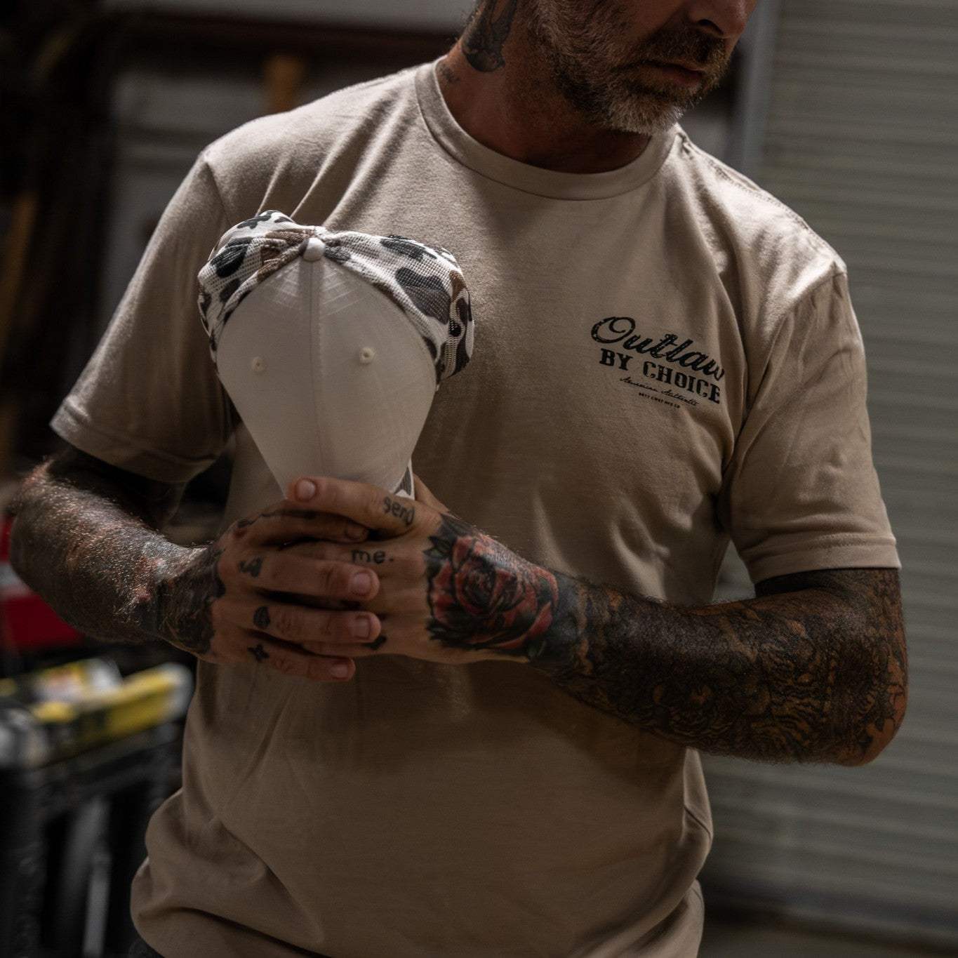 Outlaw By Choice Men's T-Shirt - DIRTY COWBOY USA - Flyclothing LLC