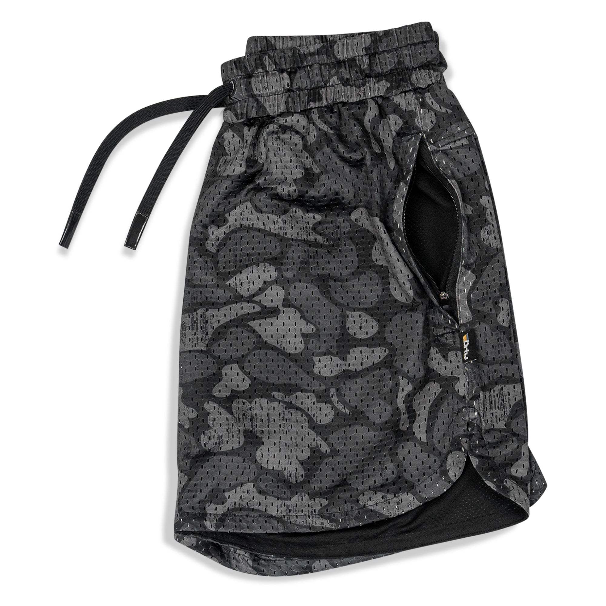 Men’s Double-Layer Mesh Training Shorts — 5" Inseam - DIRTY COWBOY USA - Flyclothing LLC