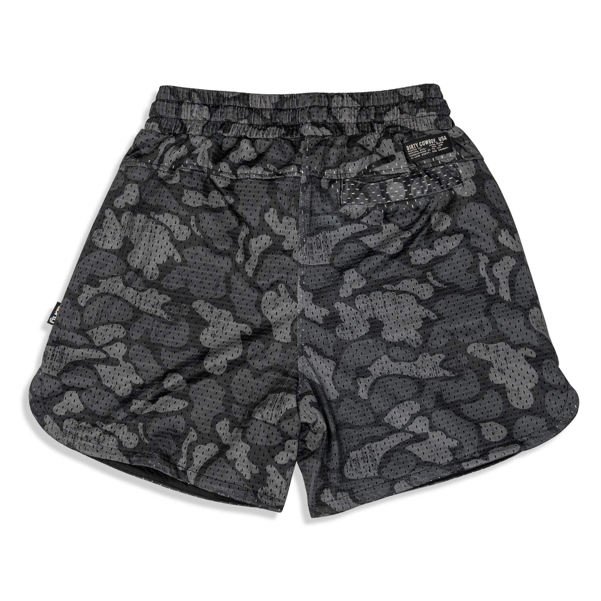 Men’s Double-Layer Mesh Training Shorts — 5" Inseam - DIRTY COWBOY USA - Flyclothing LLC