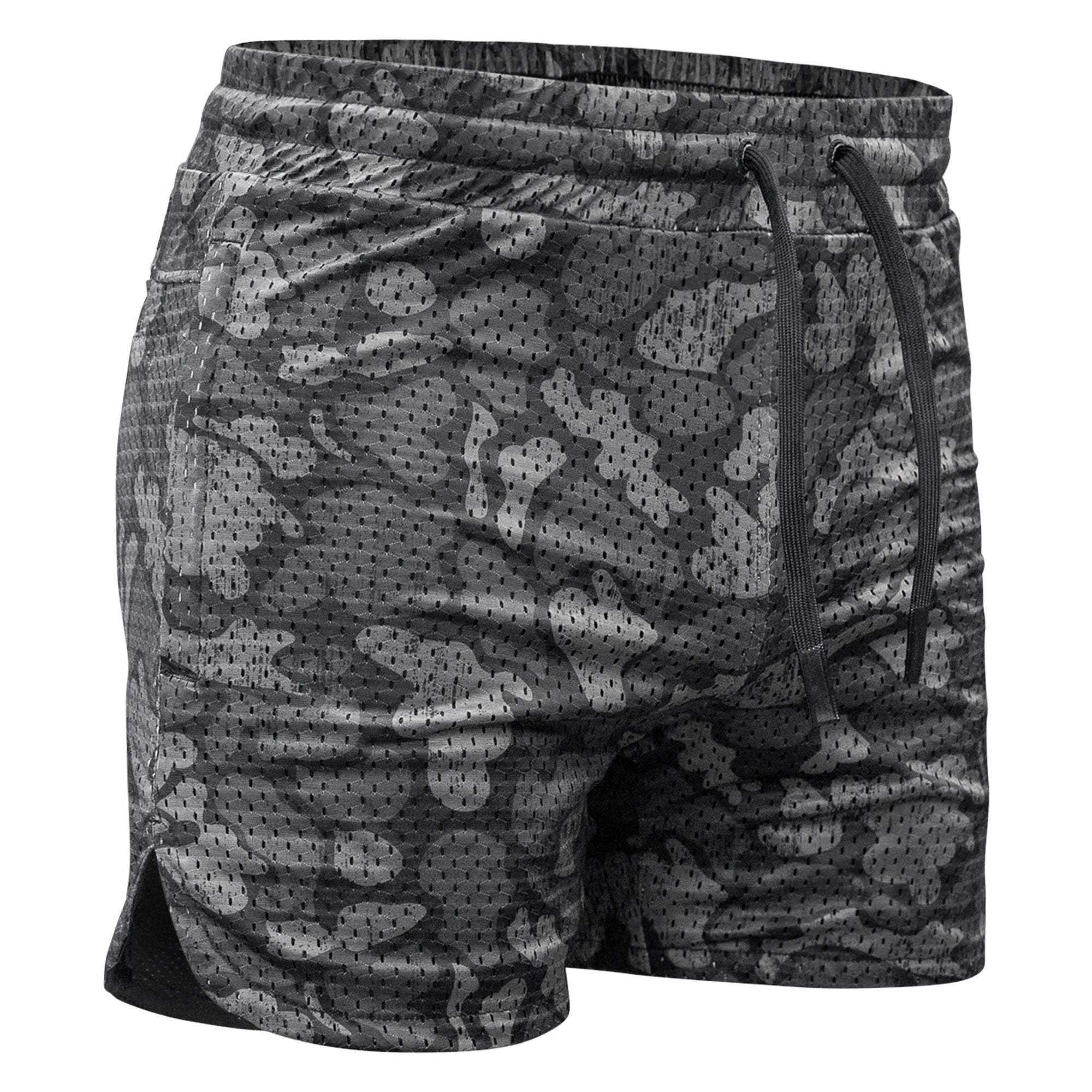 Men’s Double-Layer Mesh Training Shorts — 5" Inseam - DIRTY COWBOY USA - Flyclothing LLC