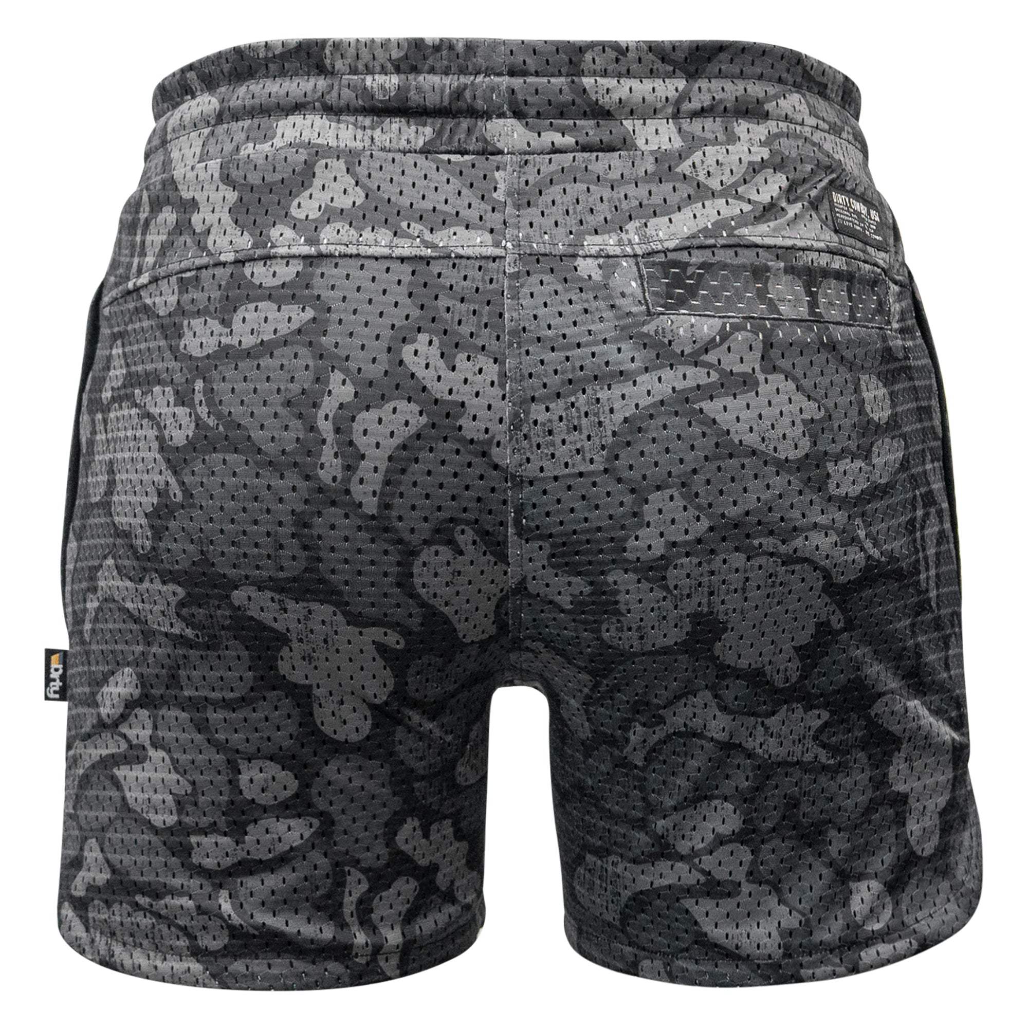 Men’s Double-Layer Mesh Training Shorts — 5" Inseam - DIRTY COWBOY USA - Flyclothing LLC