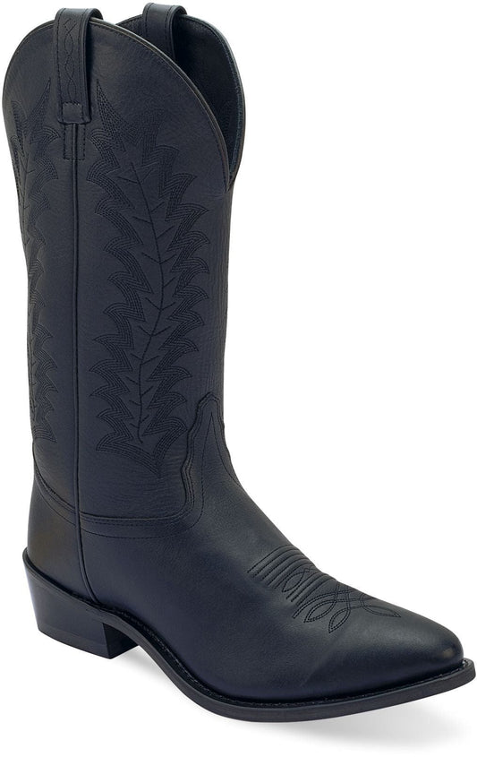 Old West Black MEN'S WESTERN BOOTS - Old West