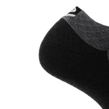 3 Pack Obsidian - Run Ankle Midweight Merino Wool Sock - GRIP6 - Flyclothing LLC
