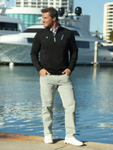 Oceanside Pullover Smooth Stretch - White Water Life - Flyclothing LLC