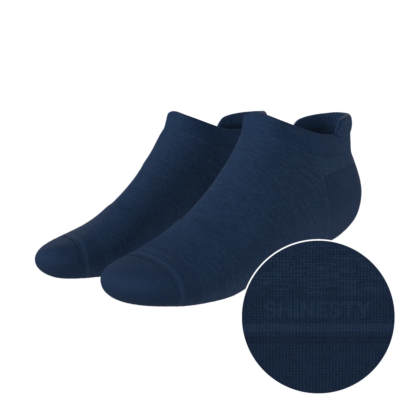 The Ocean Blue | Chambray Heather Heel Hammock™ Ankle Socks - Shinesty - Flyclothing LLC