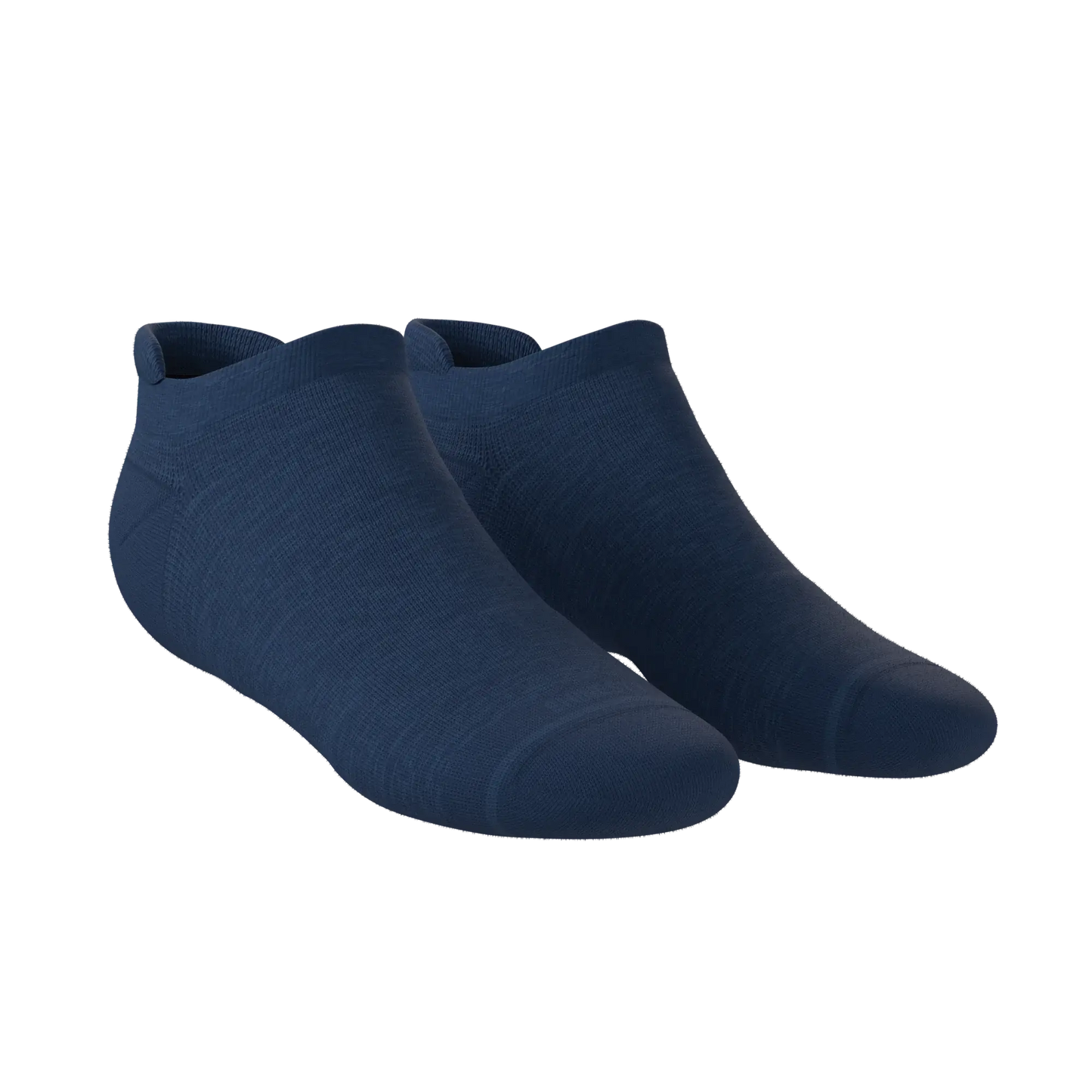 The Ocean Blue | Chambray Heather Heel Hammock™ Ankle Socks - Shinesty - Flyclothing LLC
