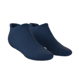The Ocean Blue | Chambray Heather Heel Hammock™ Ankle Socks - Shinesty - Flyclothing LLC