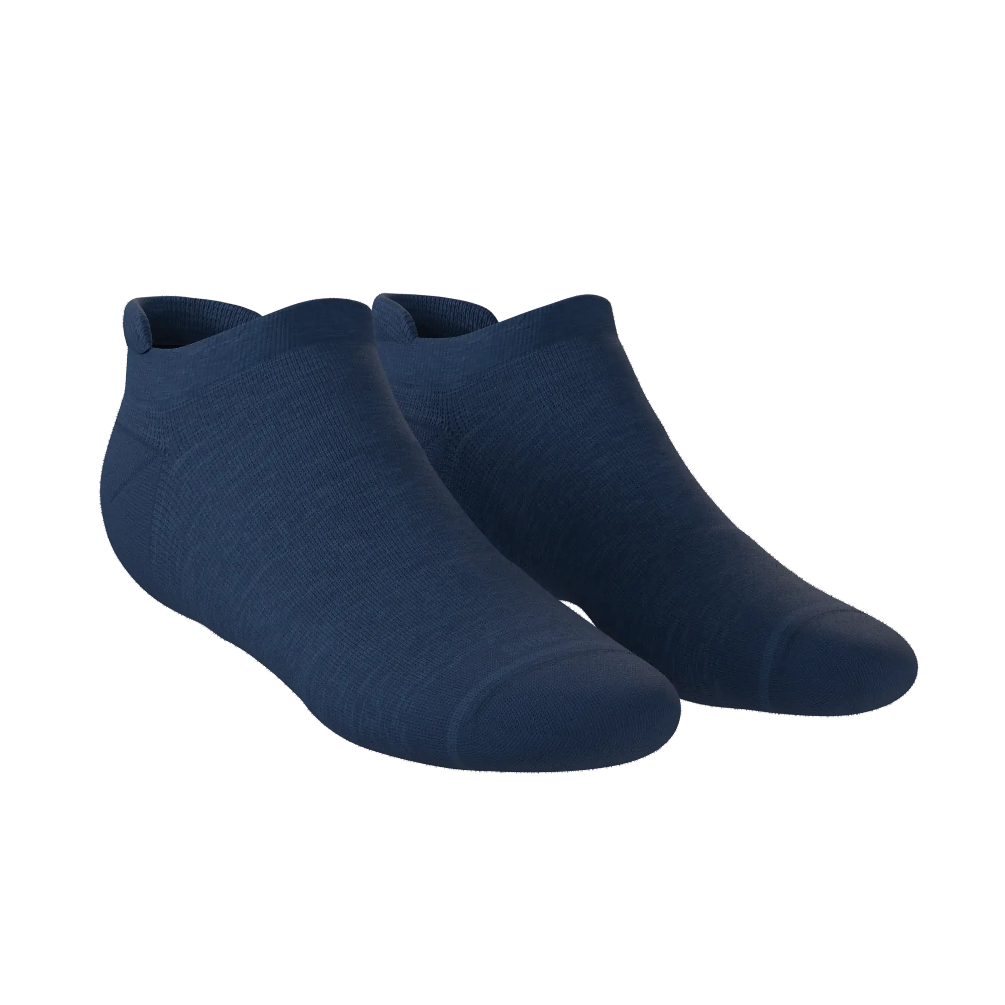 The Ocean Blue | Chambray Heather Heel Hammock™ Ankle Socks - Shinesty - Flyclothing LLC