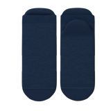 The Ocean Blue | Chambray Heather Heel Hammock™ Ankle Socks - Shinesty - Flyclothing LLC