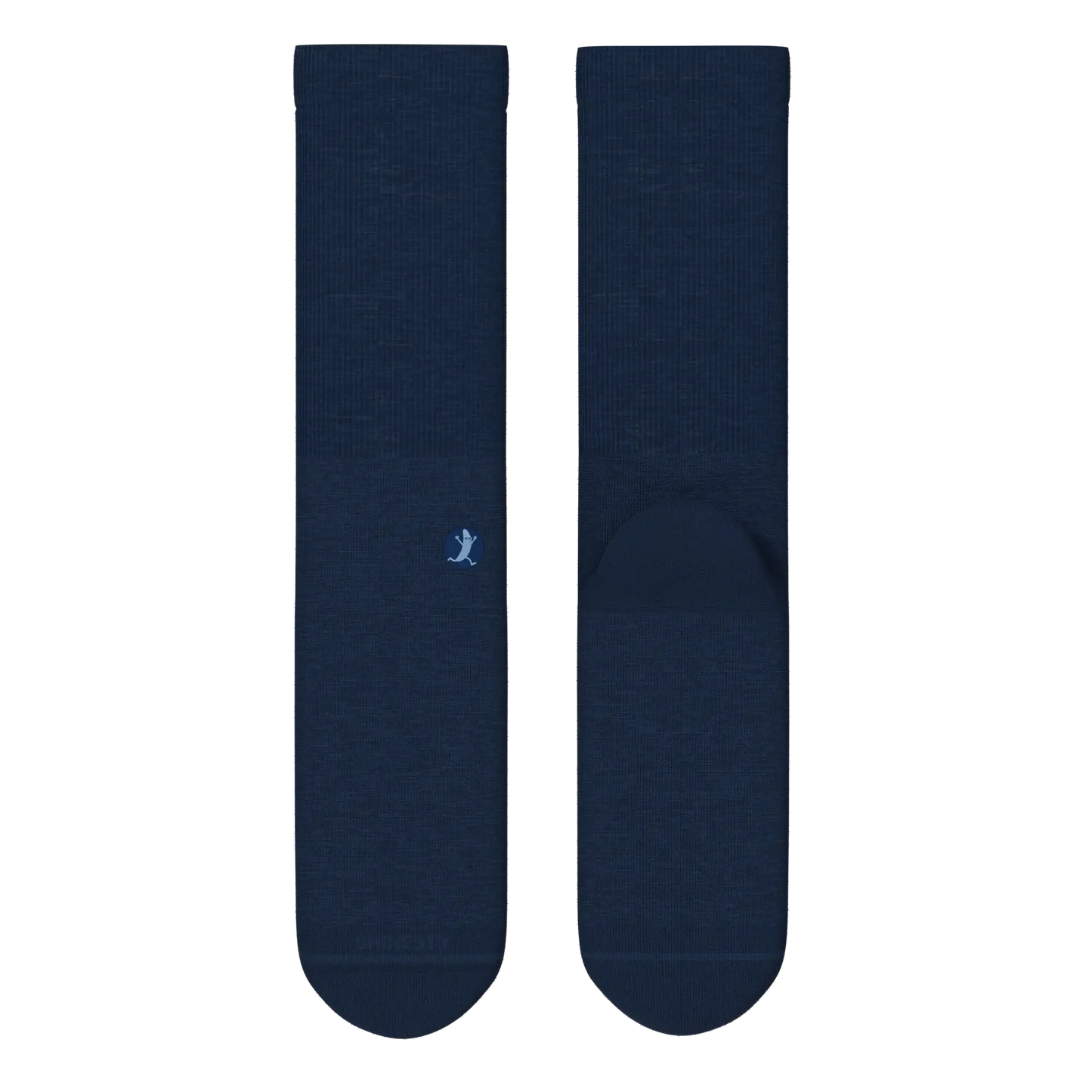 The Ocean Blue | Chambray Heather Heel Hammock™ Crew Socks - Shinesty - Flyclothing LLC