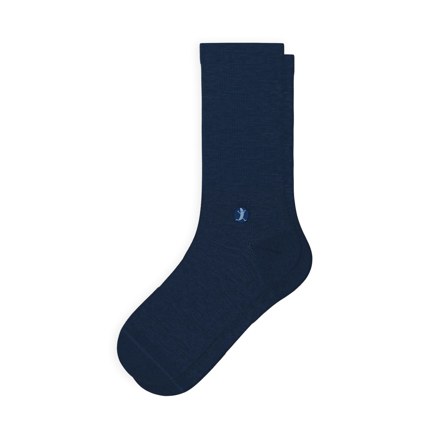The Ocean Blue | Chambray Heather Heel Hammock™ Crew Socks - Shinesty - Flyclothing LLC