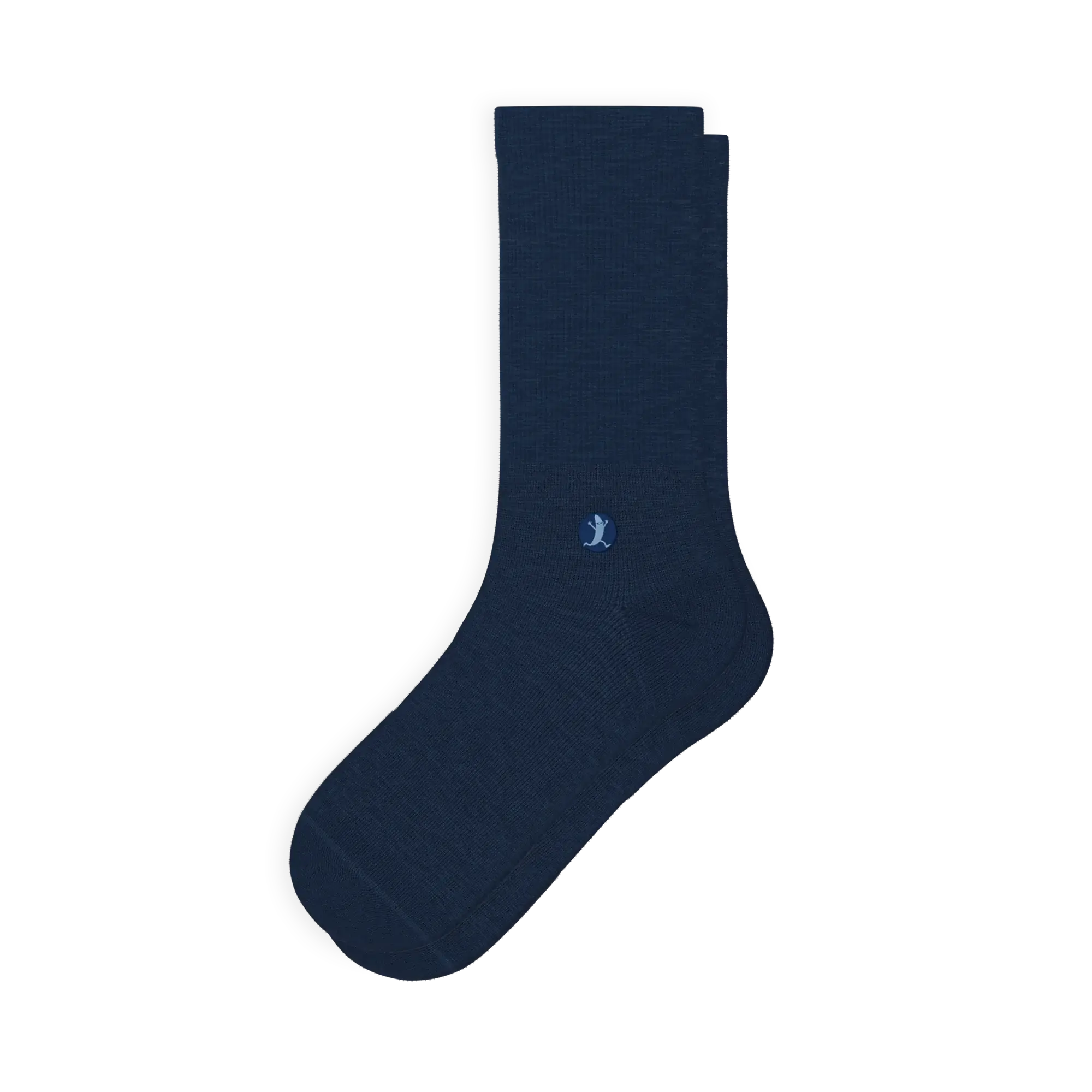The Ocean Blue | Chambray Heather Heel Hammock™ Crew Socks - Shinesty - Flyclothing LLC