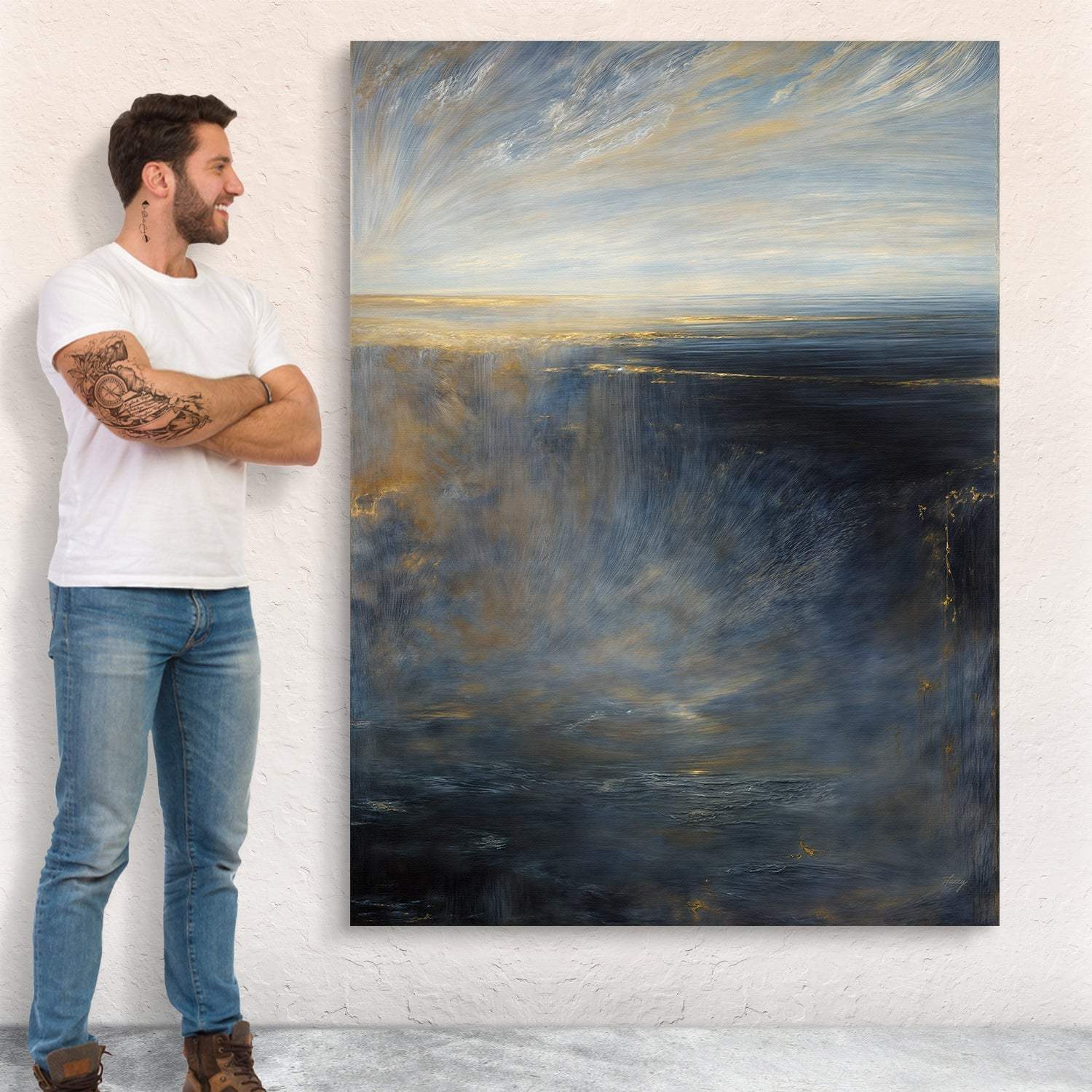Canvas Print: "Oceans Lament" - Tailored Canvases - Flyclothing LLC