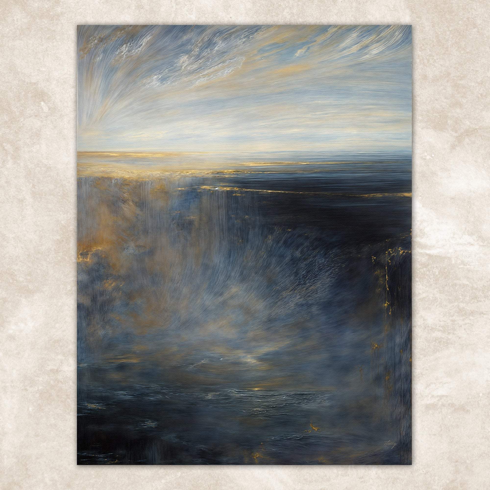 Canvas Print: "Oceans Lament" - Tailored Canvases - Flyclothing LLC