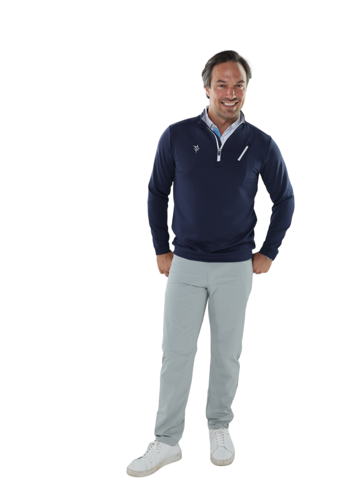 Oceanside Pullover Smooth Stretch - White Water Life - Flyclothing LLC