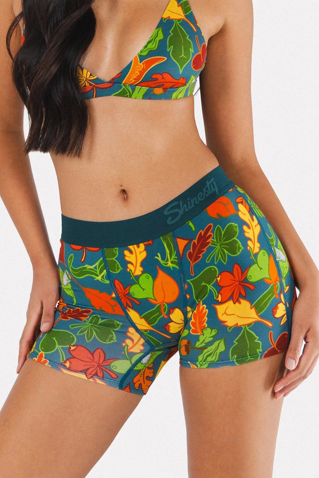 The Leaf Peeps | Naughty Leaves Women’s Boxers - Shinesty - Flyclothing LLC