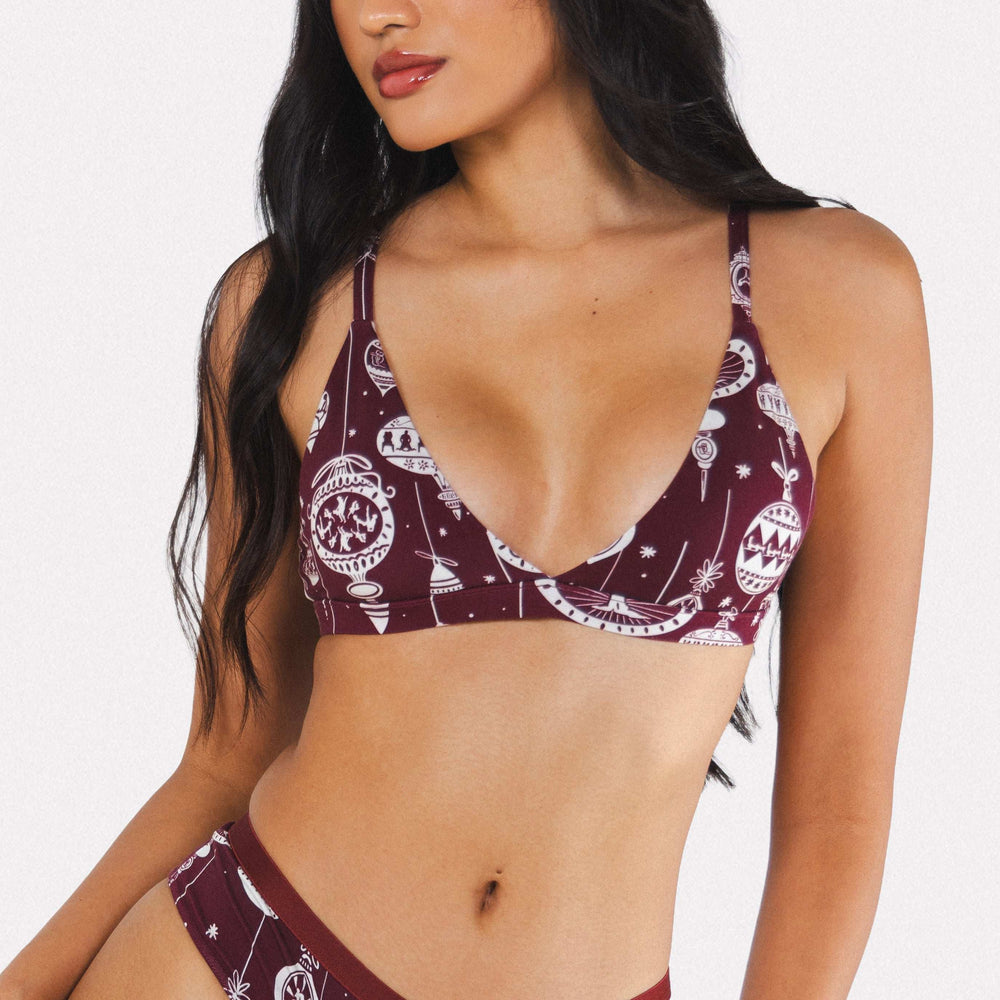 The Well Hung | Naughty Ornament Boob Hammock™ Triangle Bralette - Shinesty - Flyclothing LLC