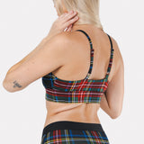 The Cappuccino | Holiday Tartan Plaid Boob Hammock™ Scoop Bralette