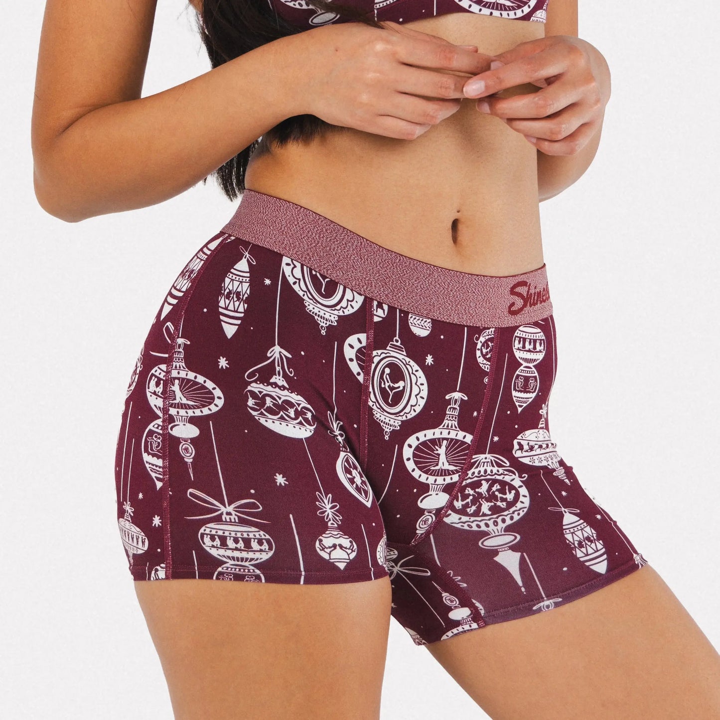 The Well Hung | Naughty Ornament Women’s Boxers - Shinesty - Flyclothing LLC