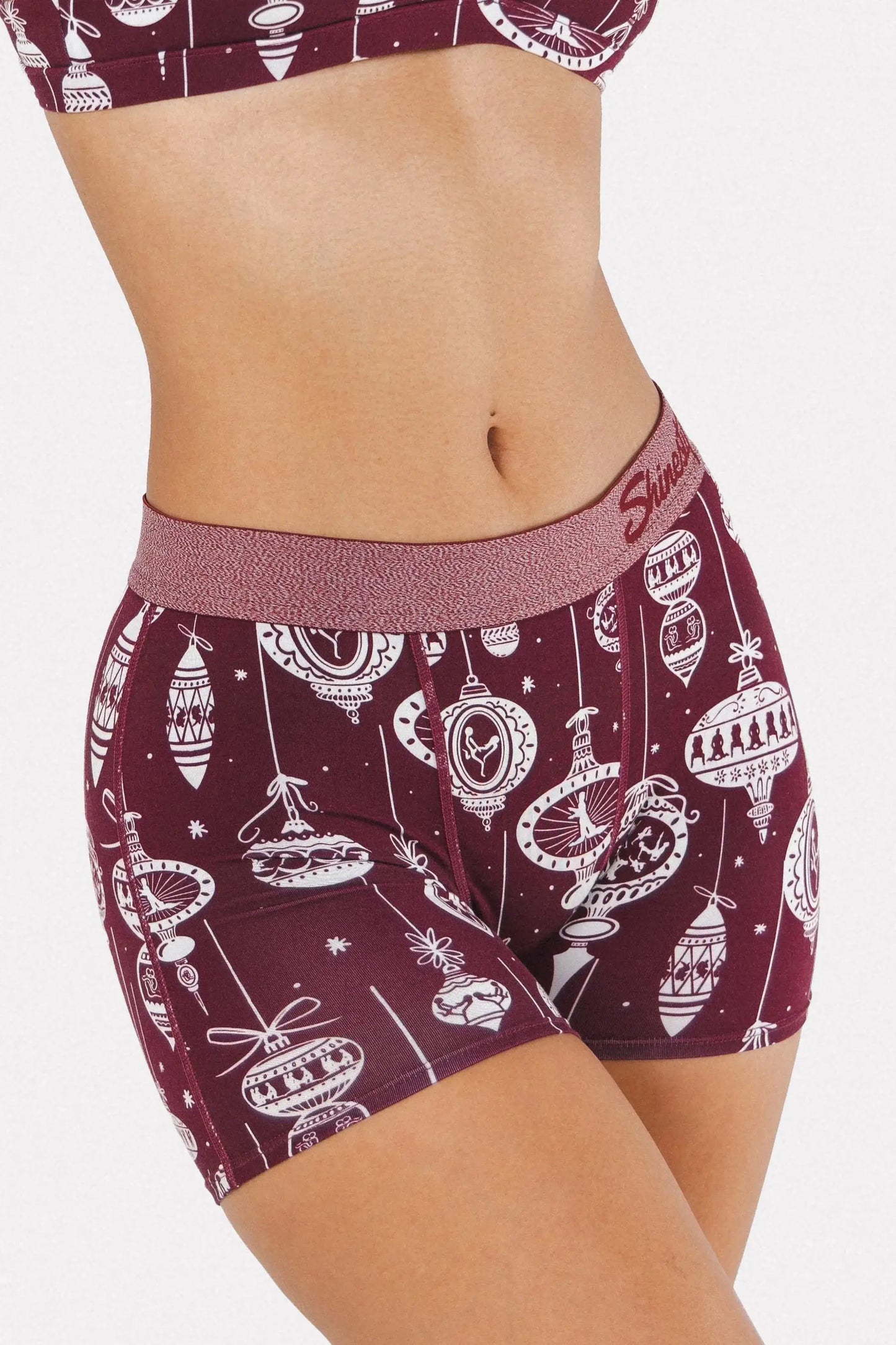 The Well Hung | Naughty Ornament Women’s Boxers - Shinesty - Flyclothing LLC